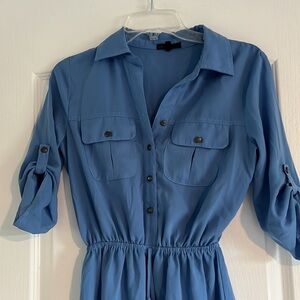 Lightweight casual or dressy light blue dress size XS